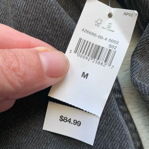 Gap black denim jacket - Picture 6 of 15